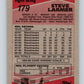 1989-90 Topps #179 Steve Larmer Blackhawks NHL Hockey Image 2