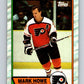 1989-90 Topps #191 Mark Howe Flyers NHL Hockey Image 1