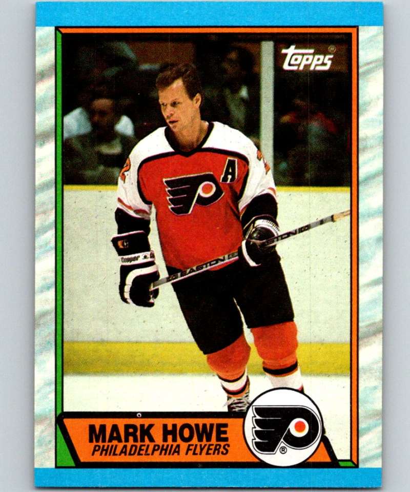 1989-90 Topps #191 Mark Howe Flyers NHL Hockey Image 1