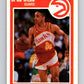 1989-90 Fleer #6 Spud Webb Hawks NBA Baseketball Image 1