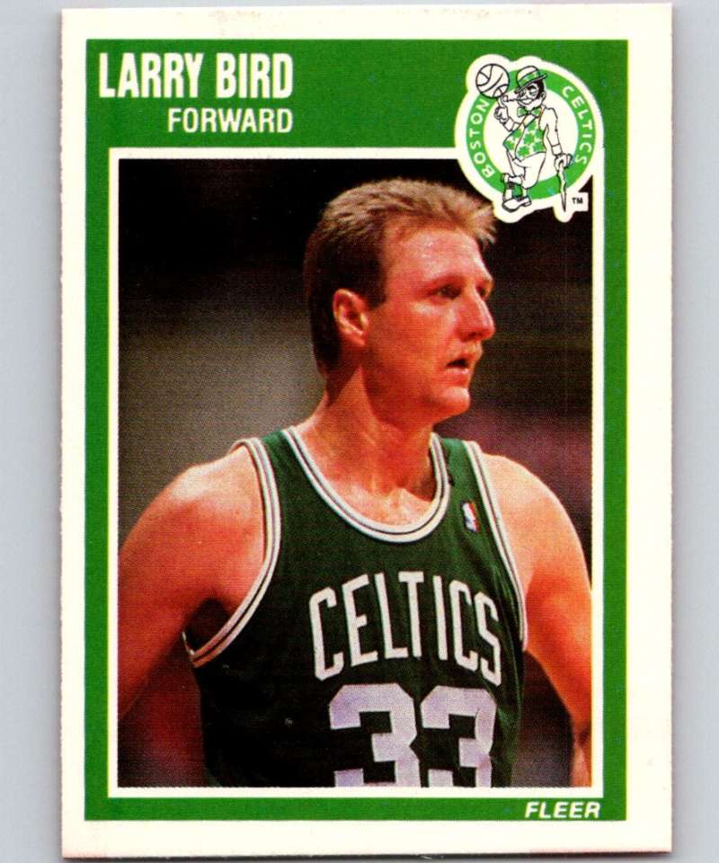 1989-90 Fleer #8 Larry Bird Celtics NBA Baseketball