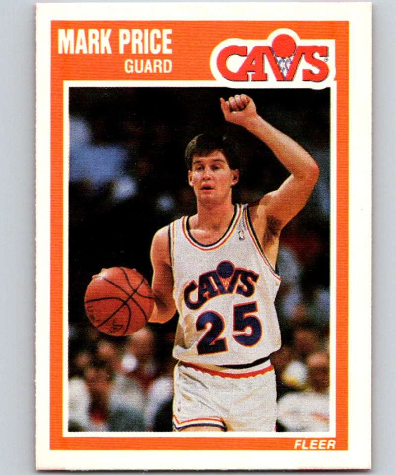 1989-90 Fleer #29 Mark Price Cavaliers NBA Baseketball