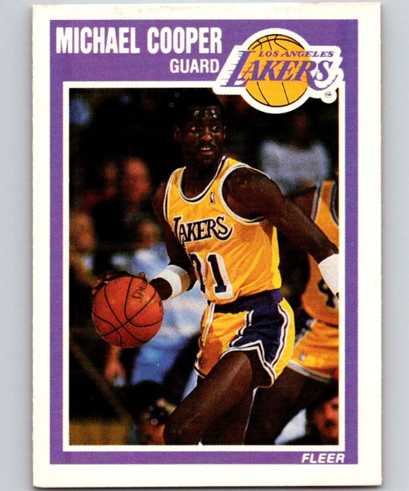 1989-90 Fleer #75 Michael Cooper Lakers NBA Baseketball
