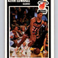 1989-90 Fleer #81 Kevin Edwards RC Rookie Heat NBA Baseketball Image 1