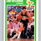 1989-90 Fleer #87 Larry Krystkowiak RC Rookie Bucks NBA Baseketball Image 1
