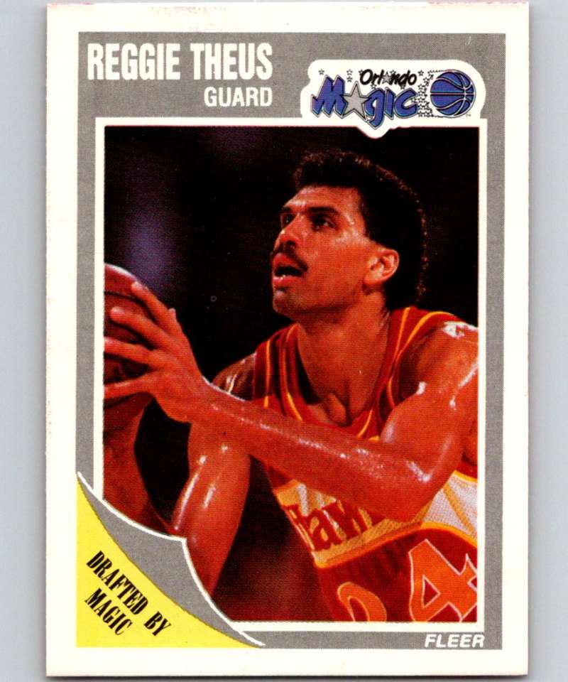 1989-90 Fleer #111 Reggie Theus Magic NBA Baseketball