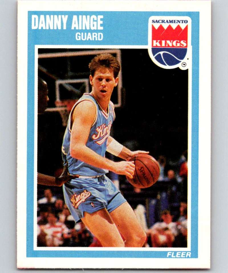 1989-90 Fleer #133 Danny Ainge Sac Kings NBA Baseketball