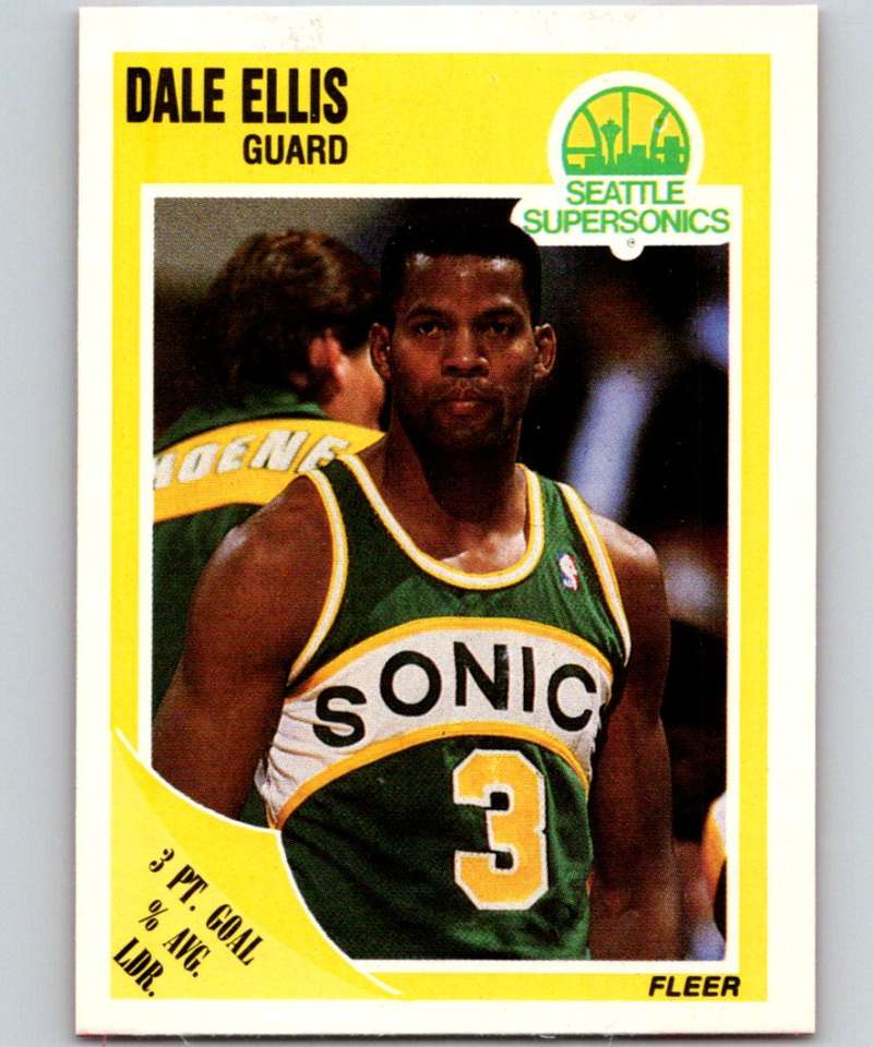 1989-90 Fleer #146 Dale Ellis NBA Baseketball Image 1