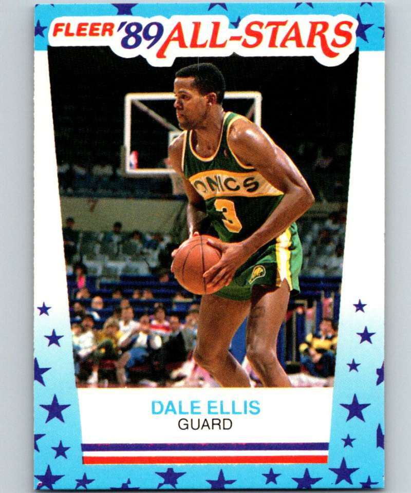 1989-90 Fleer Stickers #8 Dale Ellis NBA Basketball