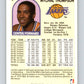 1989-90 Hoops #4 Mychal Thompson Lakers NBA Basketball Image 2