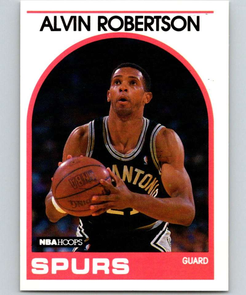 1989-90 Hoops #5 Alvin Robertson SP Spurs NBA Basketball