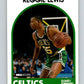 1989-90 Hoops #17 Reggie Lewis RC Rookie Celtics NBA Basketball Image 1