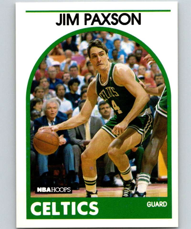 1989-90 Hoops #18 Jim Paxson Celtics NBA Basketball Image 1