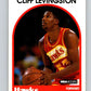 1989-90 Hoops #22 Cliff Levingston Hawks NBA Basketball