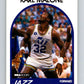 1989-90 Hoops #30 Karl Malone Jazz NBA Basketball Image 1