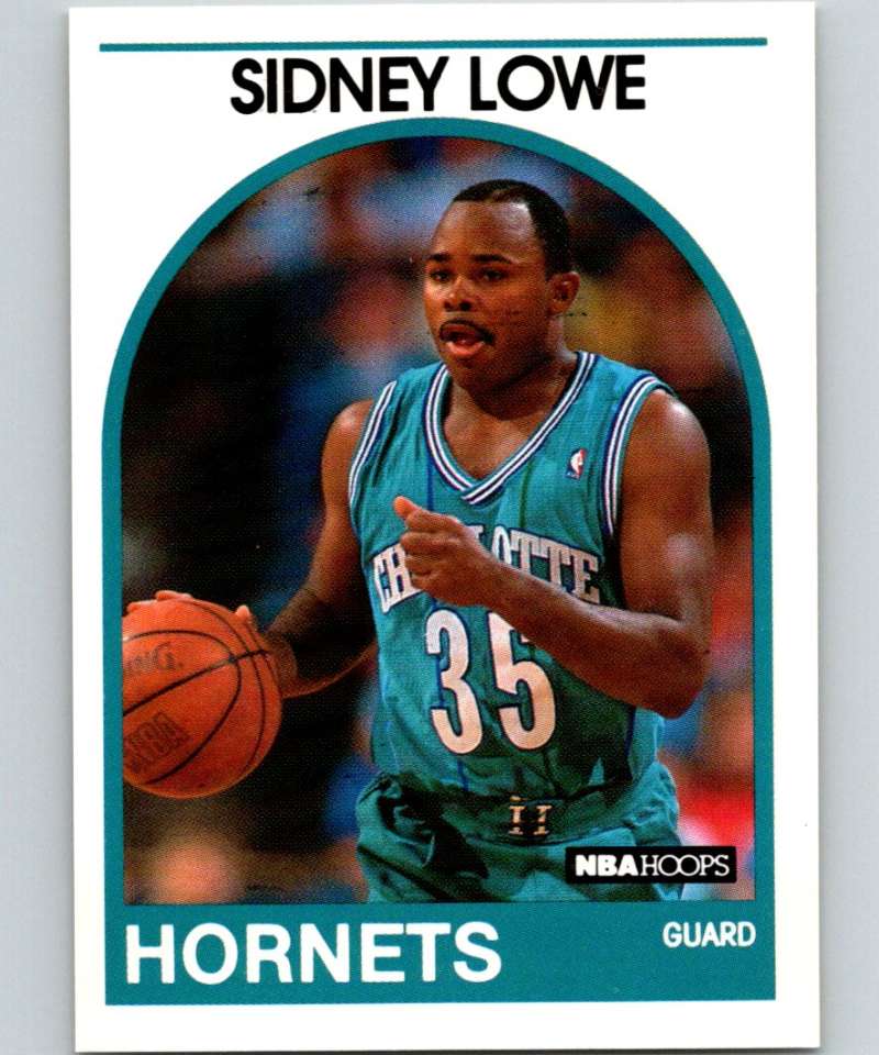 1989-90 Hoops #31 Sidney Lowe SP Hornets NBA Basketball