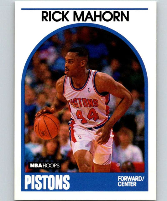 1989-90 Hoops #46 Rick Mahorn SP Pistons NBA Basketball