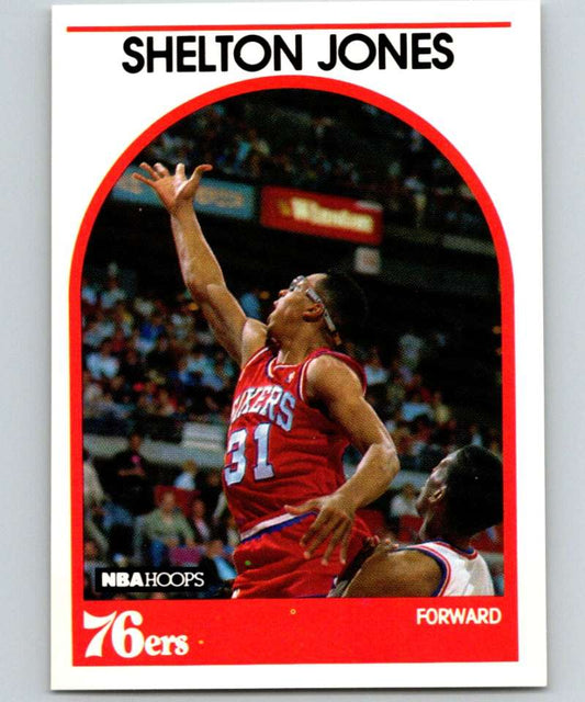 1989-90 Hoops #51 Shelton Jones SP 76ers NBA Basketball