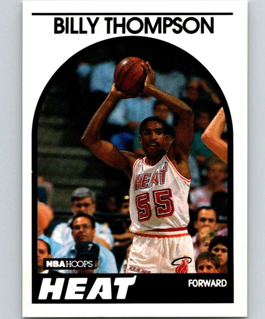 1989-90 Hoops #59 Billy Thompson Heat NBA Basketball