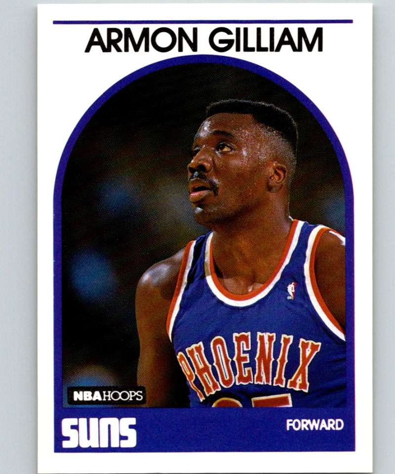 1989-90 Hoops #64 Armon Gilliam Suns NBA Basketball