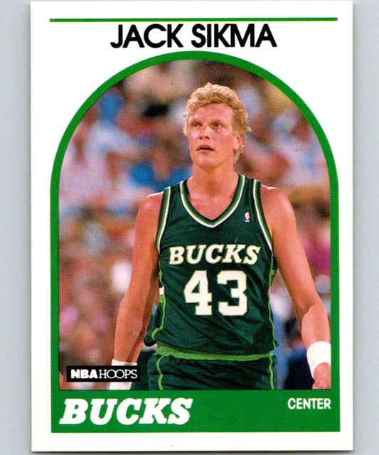 1989-90 Hoops #66 Jack Sikma Bucks NBA Basketball Image 1