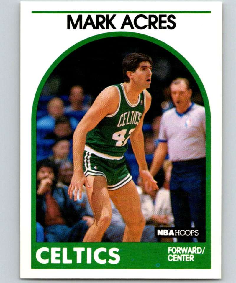 1989-90 Hoops #73 Mark Acres SP Celtics NBA Basketball