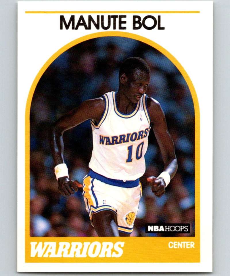 1989-90 Hoops #75 Manute Bol Warriors NBA Basketball
