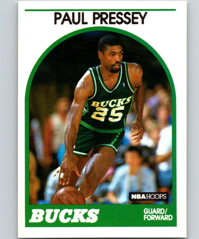 1989-90 Hoops #79 Paul Pressey Bucks NBA Basketball Image 1