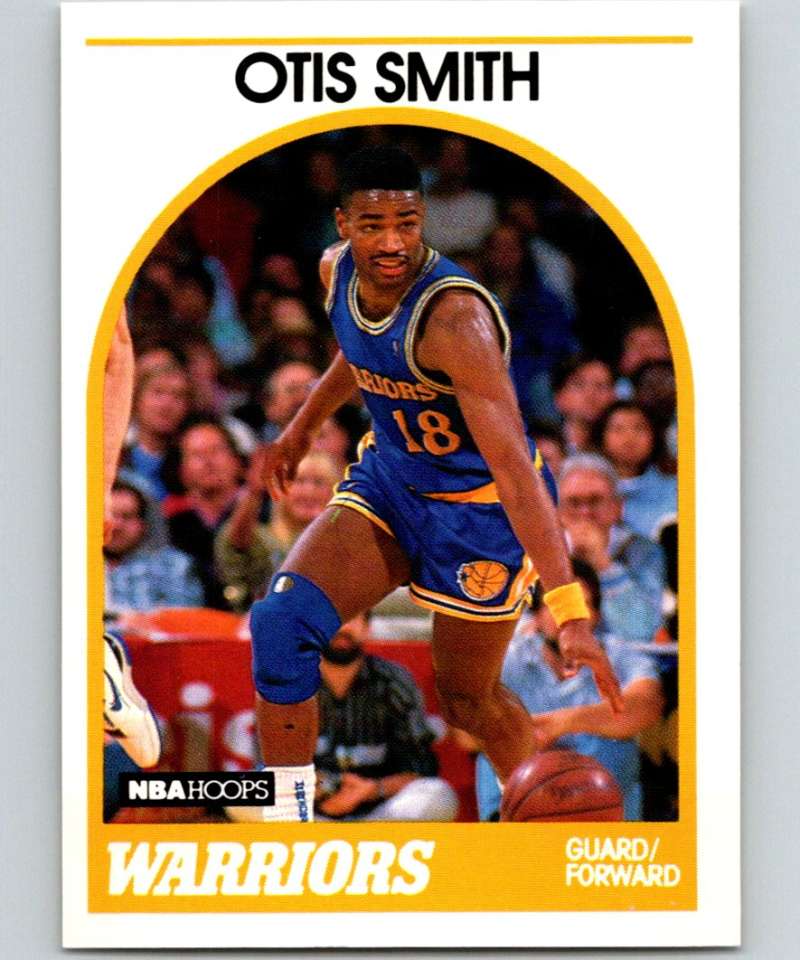 1989-90 Hoops #86 Otis Smith RC Rookie SP Warriors NBA Basketball Image 1