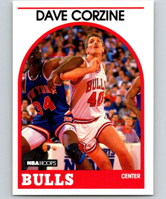 1989-90 Hoops #93 Dave Corzine SP Bulls NBA Basketball