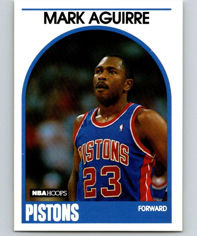 1989-90 Hoops #95 Mark Aguirre Pistons NBA Basketball