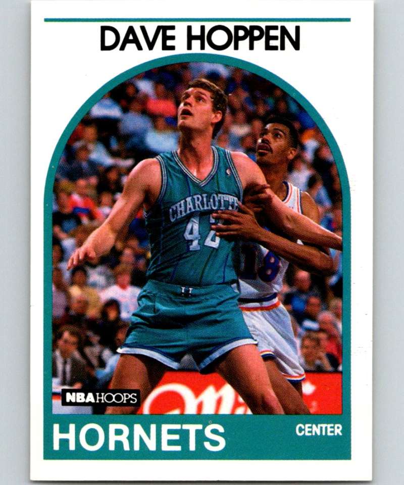1989-90 Hoops #99 Dave Hoppen Hornets NBA Basketball Image 1