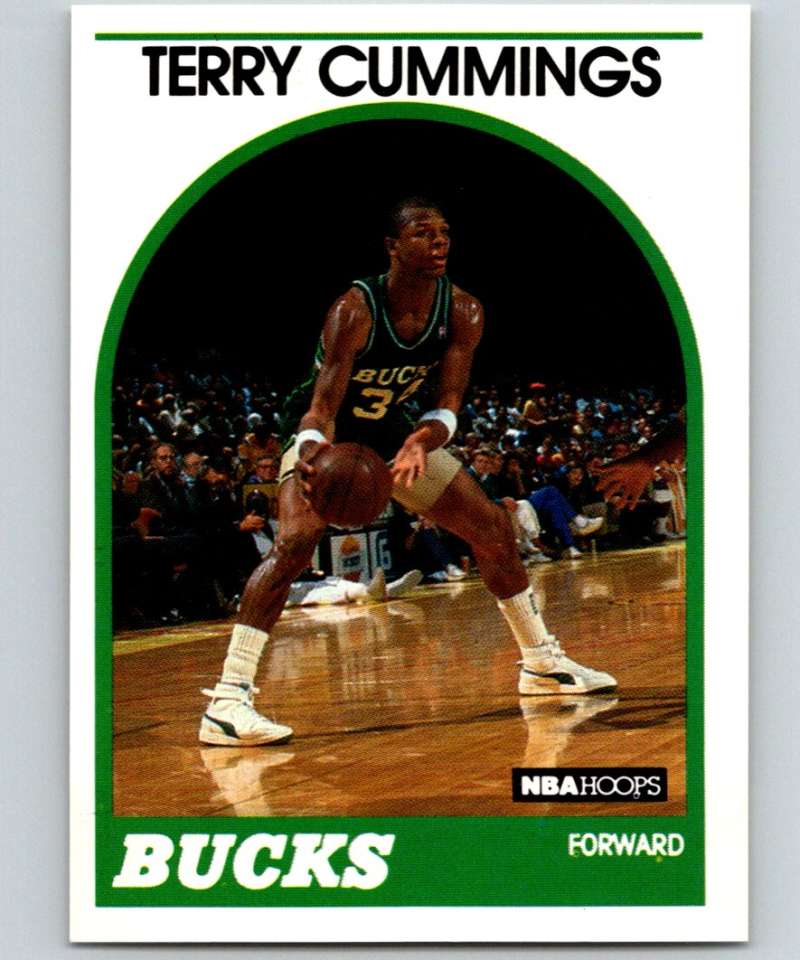 1989-90 Hoops #100 Terry Cummings SP Bucks NBA Basketball