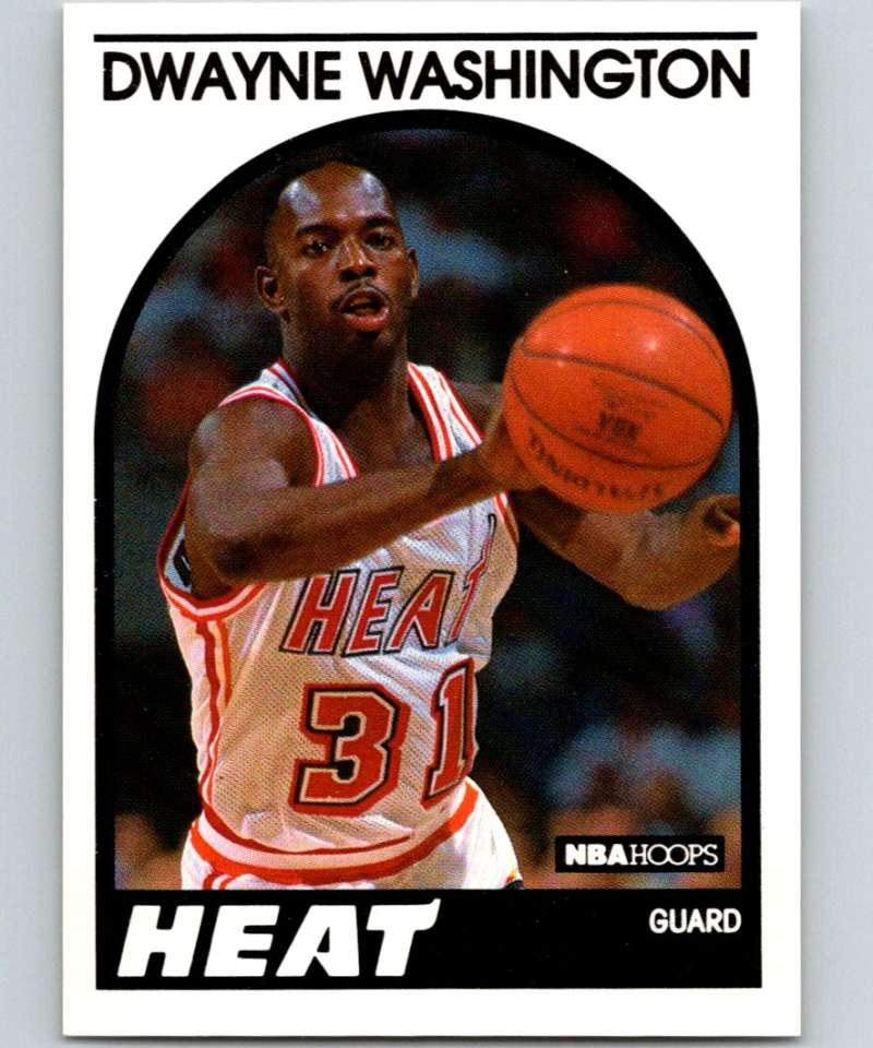 1989-90 Hoops #101 Dwayne Washington SP Heat NBA Basketball