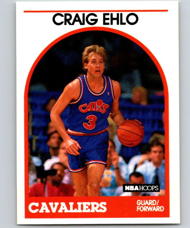 1989-90 Hoops #106 Craig Ehlo RC Rookie Cavaliers NBA Basketball Image 1