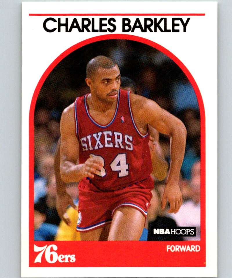 1989-90 Hoops #110 Charles Barkley 76ers NBA Basketball