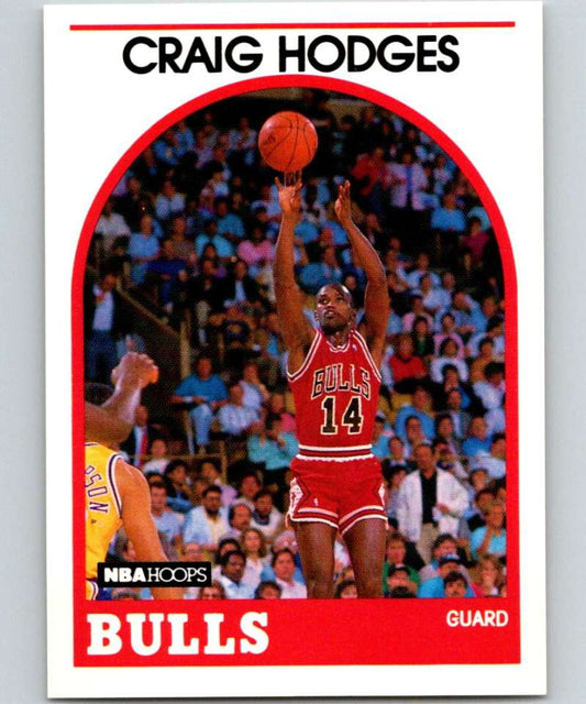 1989-90 Hoops #113 Craig Hodges Bulls UER NBA Basketball Image 1