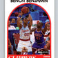 1989-90 Hoops #114 Benoit Benjamin Clippers NBA Basketball Image 1