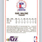 1989-90 Hoops #116 Karl Malone Jazz AS NBA Basketball Image 2