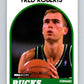 1989-90 Hoops #136 Fred Roberts RC Rookie Bucks NBA Basketball