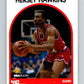 1989-90 Hoops #137 Hersey Hawkins RC Rookie 76ers NBA Basketball Image 1