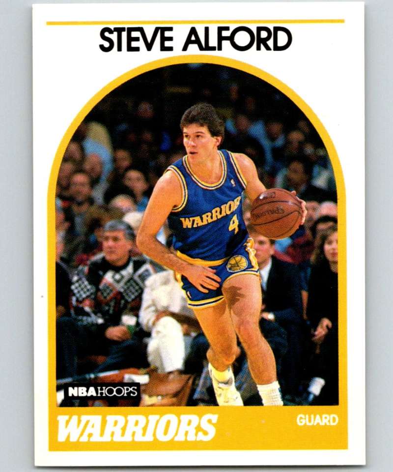 1989-90 Hoops #143 Steve Alford RC Rookie SP Warriors NBA Basketball