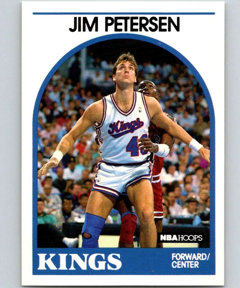 1989-90 Hoops #147 Jim Petersen Sac Kings NBA Basketball Image 1