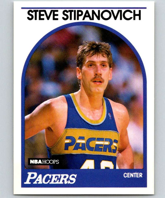 1989-90 Hoops #148 Steve Stipanovich SP Pacers NBA Basketball Image 1