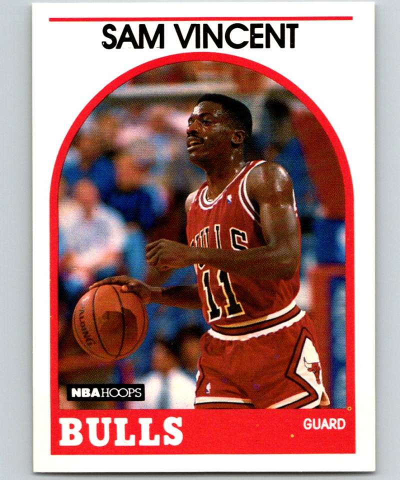 1989-90 Hoops #149 Sam Vincent RC Rookie SP Bulls NBA Basketball