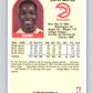 1989-90 Hoops #154 John Battle RC Rookie Hawks NBA Basketball Image 2