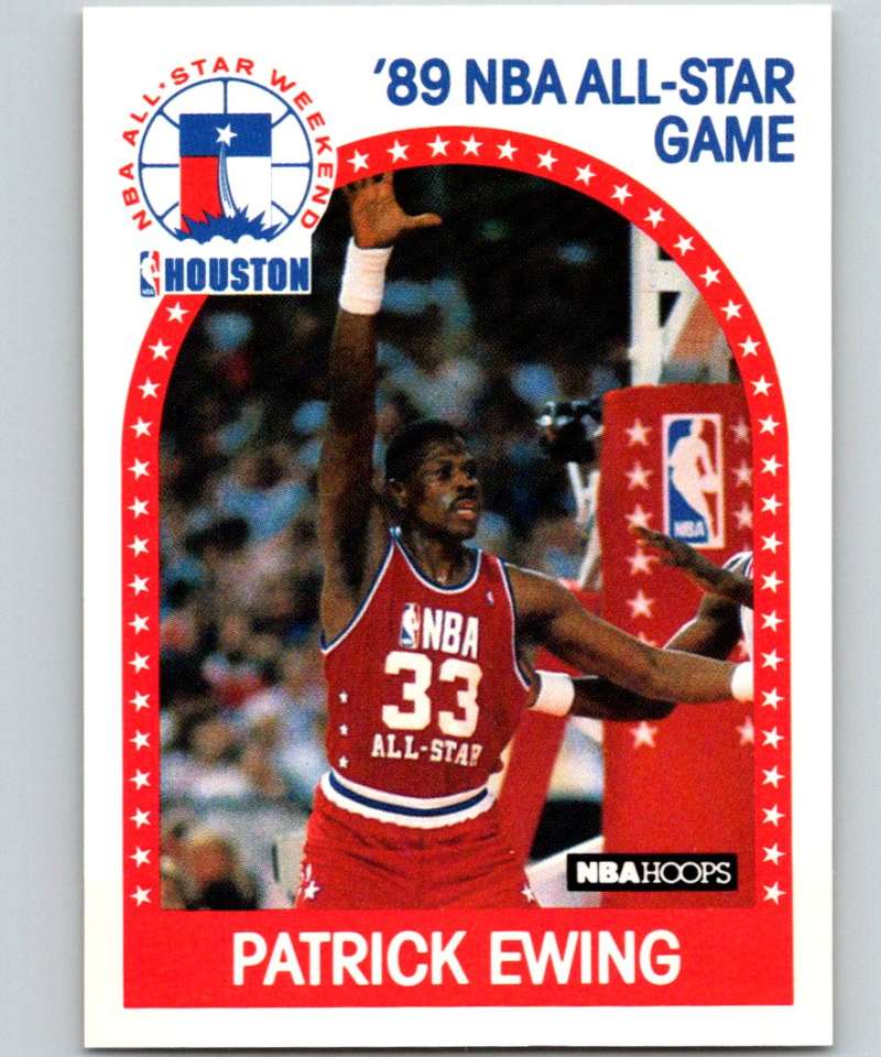 1989-90 Hoops #159 Patrick Ewing Knicks AS NBA Basketball Image 1