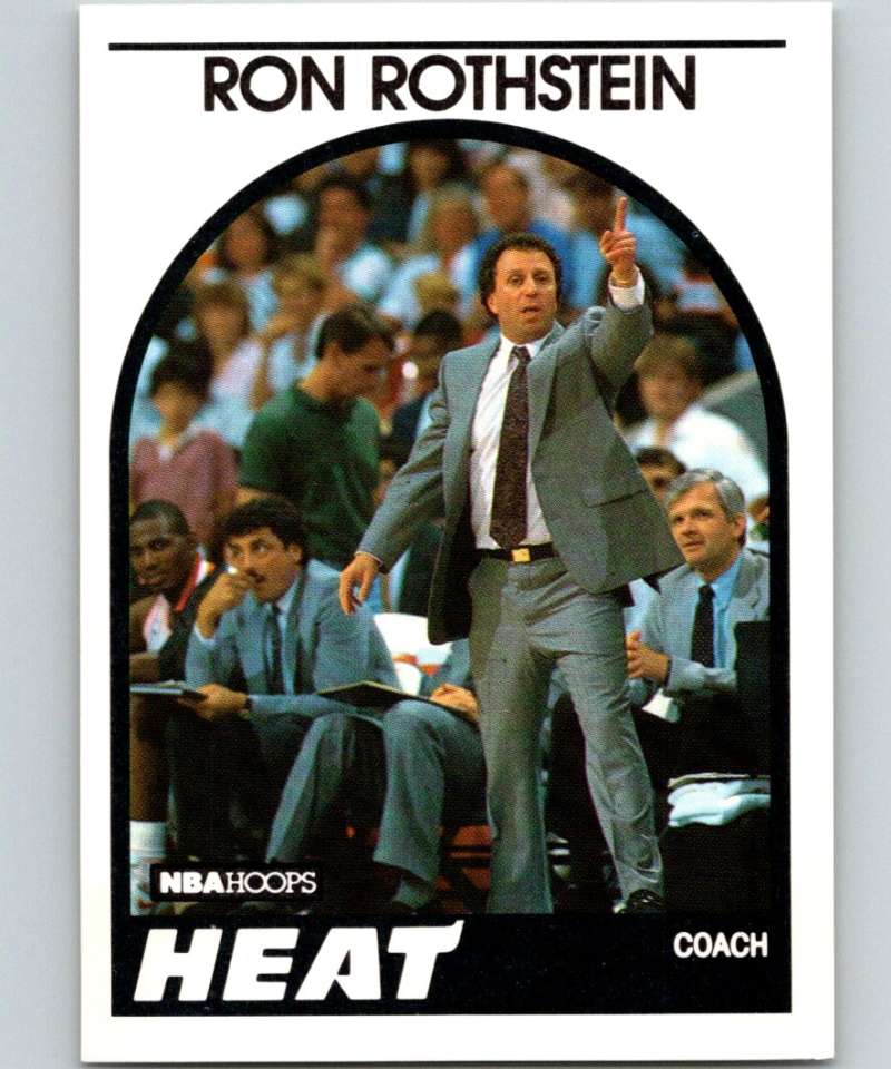 1989-90 Hoops #172 Ron Rothstein Heat CO NBA Basketball Image 1