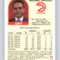 1989-90 Hoops #179 Mike Fratello Hawks CO NBA Basketball Image 2