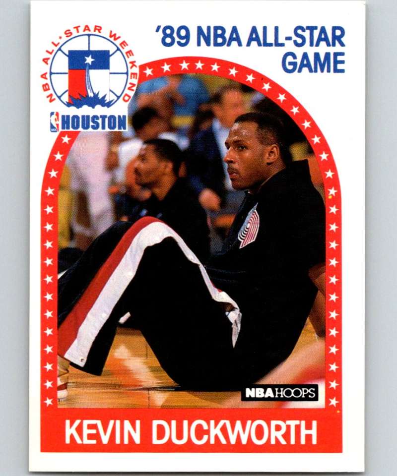 1989-90 Hoops #193 Kevin Duckworth Blazers AS NBA Basketball Image 1
